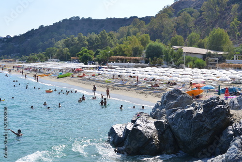 Photos Turisti a Caminia Località Balneare Calabrese - Calabria Italia