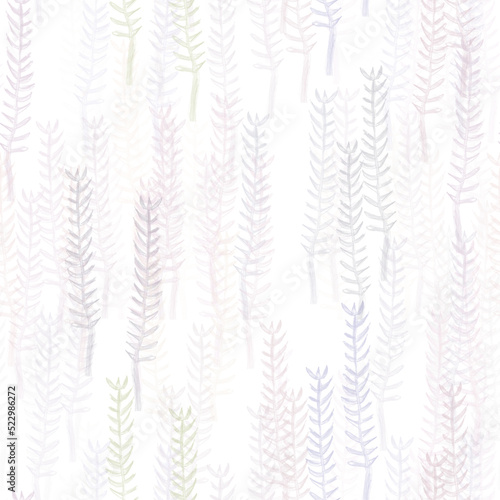 Watercolor illustration set. Watercolour drawing fashion aquarelle isolated. Seamless background pattern.