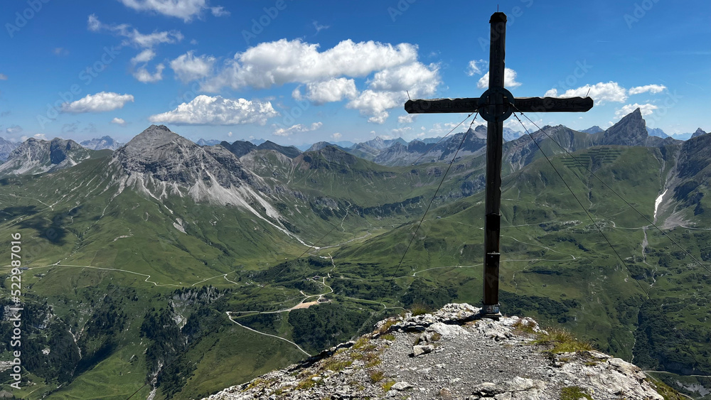 cross in the mountains cross in the mountains