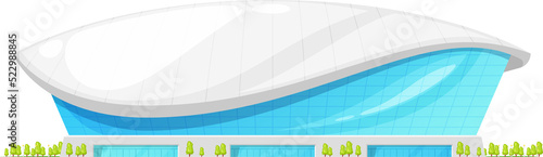 Stadium arena modern facade exterior design icon