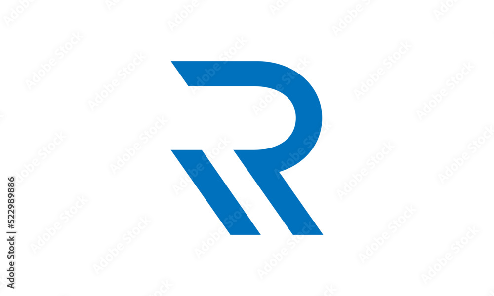 Logo design of R in vector for construction, home, real estate, building, property. Minimal awesome trendy professional logo design template Logo design of R in vector for construction, home, real estate, building, property. Minimal awesome trendy professional logo design template