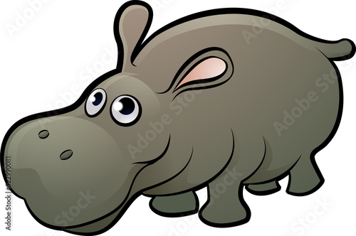 A hippo hippopotamus safari...