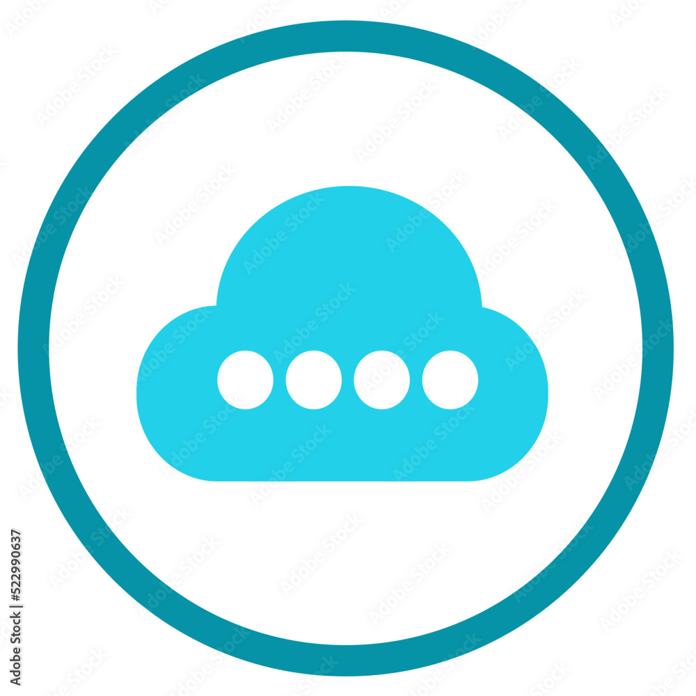 Cloud icon sign for web and app Cloud icon sign for web and app