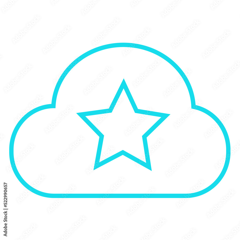 Cloud icon sign for web and app Cloud icon sign for web and app
