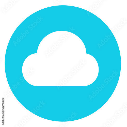Cloud icon sign for web and app