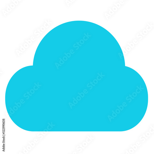 Cloud icon sign for web and app