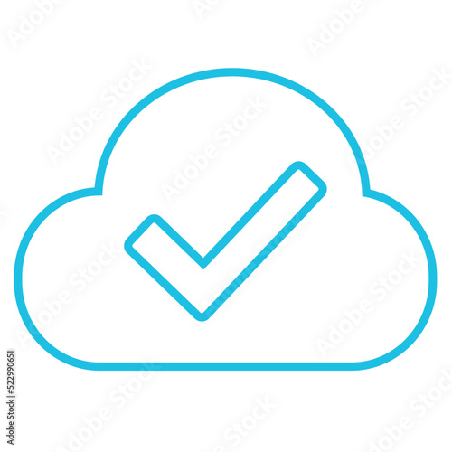 Cloud icon sign for web and app
