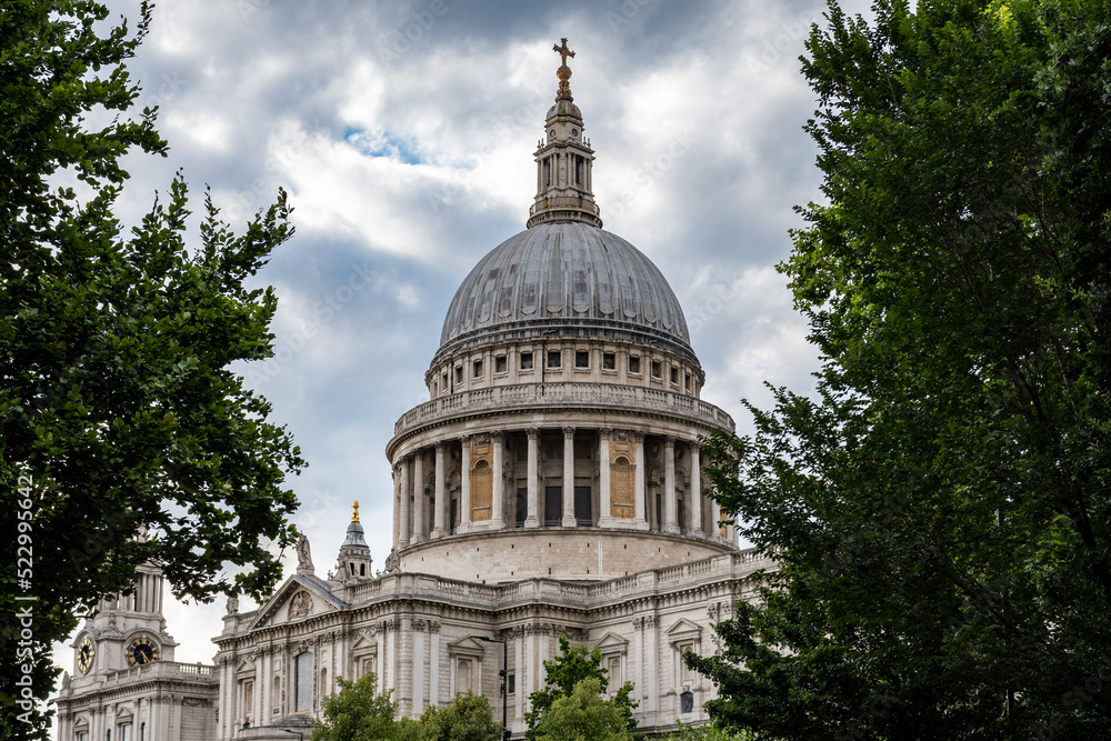 London, England: St Paul's Cathedral is an Anglican cathedral in London and is the seat of the Bishop of London