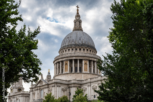 London, England: St Paul's Cathedral is an Anglican cathedral in London and is the seat of the Bishop of London