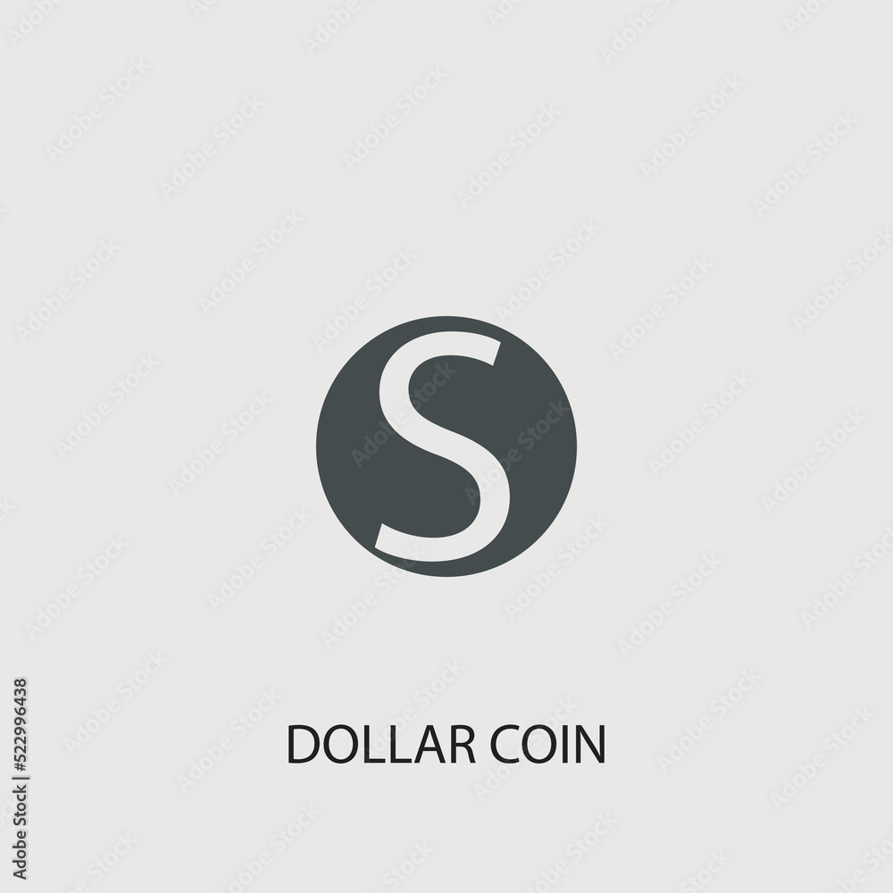 Dollar coin icon Dollar coin icon