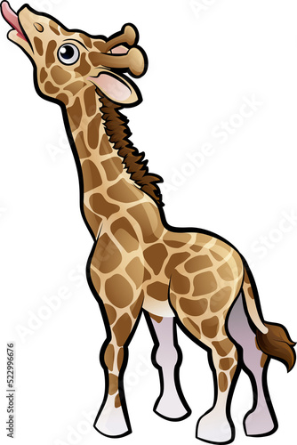 A giraffe safari animals ca...