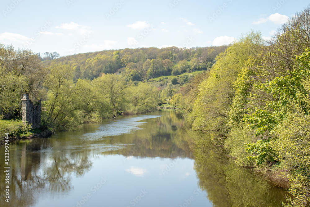 Summertime scenery in the UK.