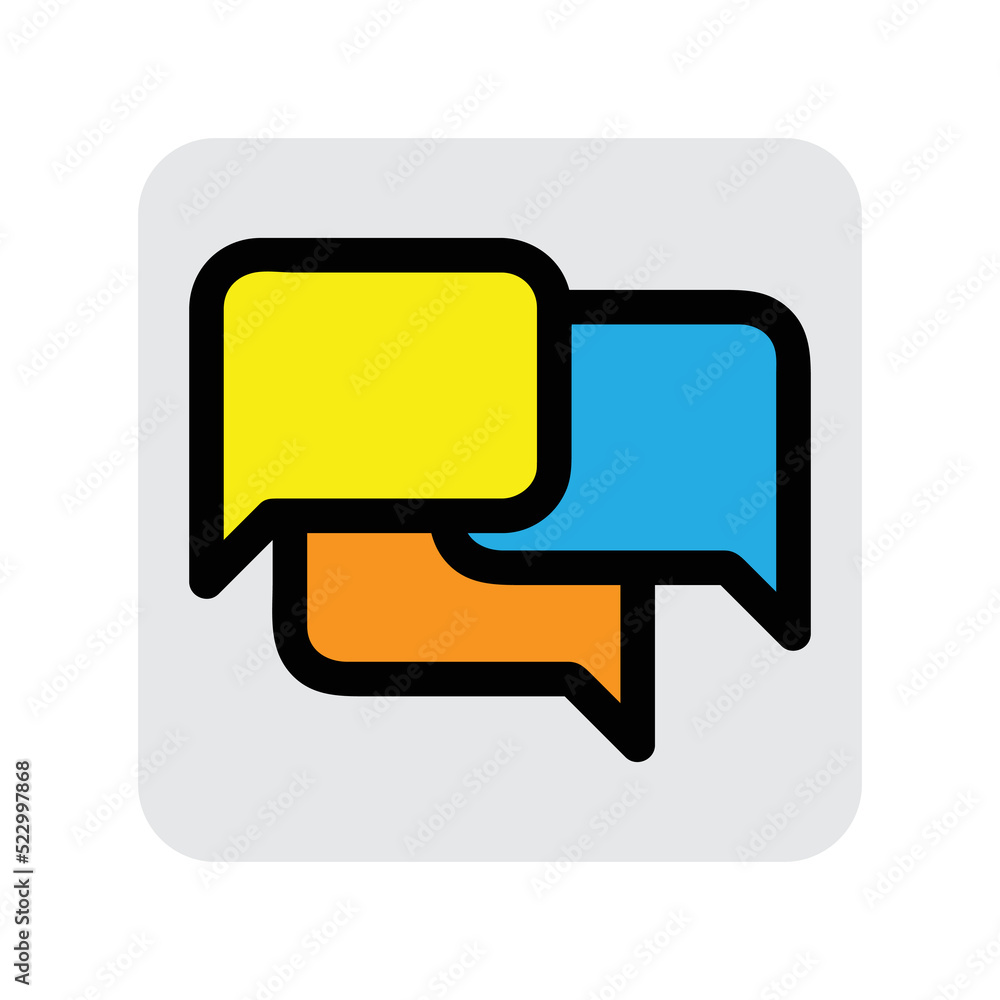 communication icon. editable vector communication icon. editable vector