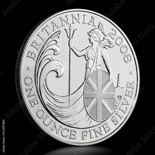 2008 Britannia Silver Bullion Coin Reverse