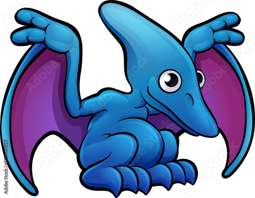 A pterodactyl dinosaur anim...