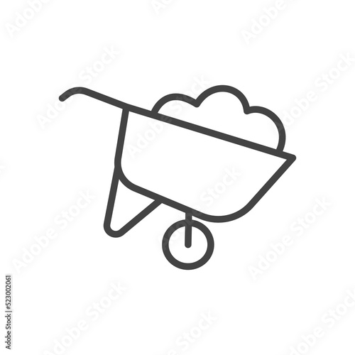 Building trolley icon. Elements of constraction icon. Premium quality graphic design.