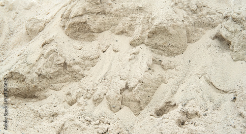 Sand for building. background image