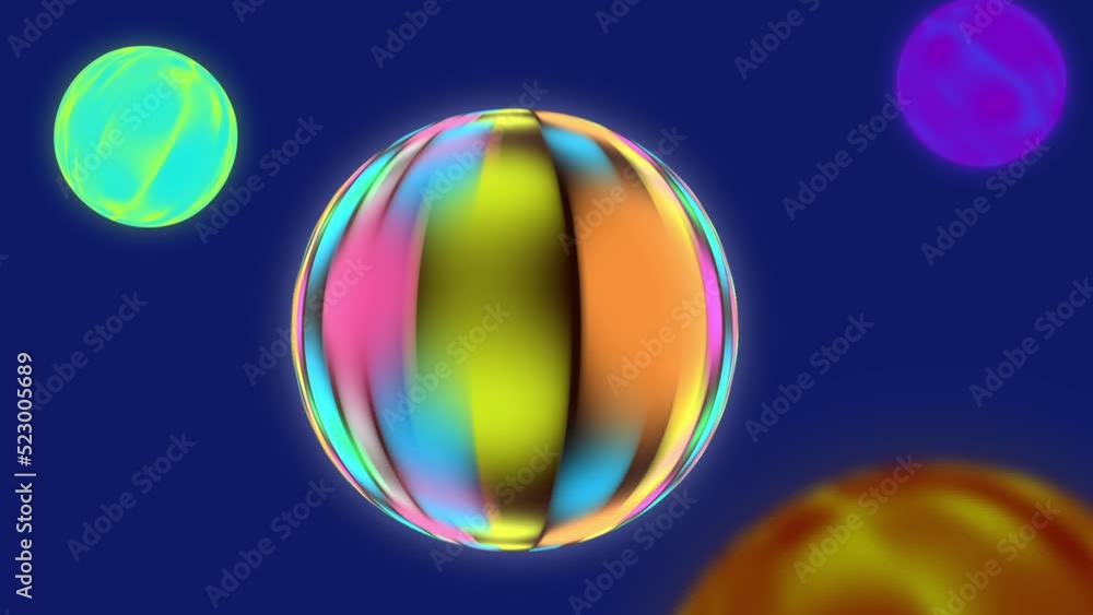 glowing light spheres planet space glowing light spheres planet space