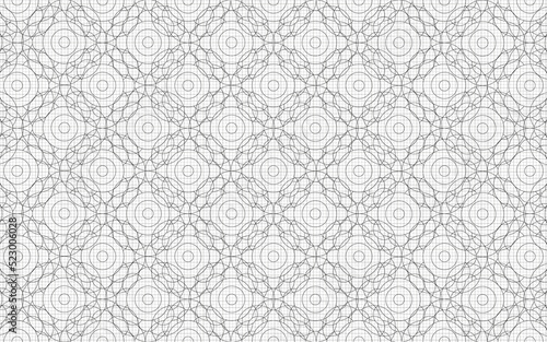 Wallpaper Mural white and black pattern tiles art design wallpaper circles geometric  Torontodigital.ca