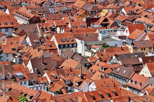 Heidelberg, Altstadt, Dachlandschaft