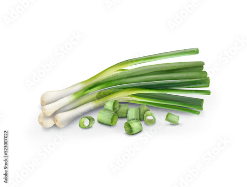 bunch of green onions