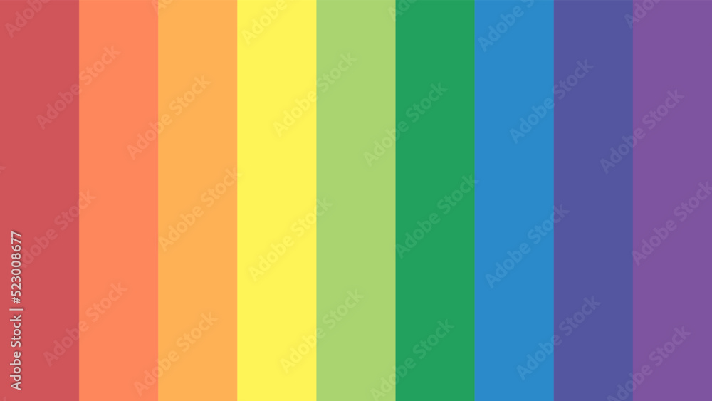 colorful striped rainbow background illustration, perfect for banner, wallpaper, backdrop, postcard, background for your design