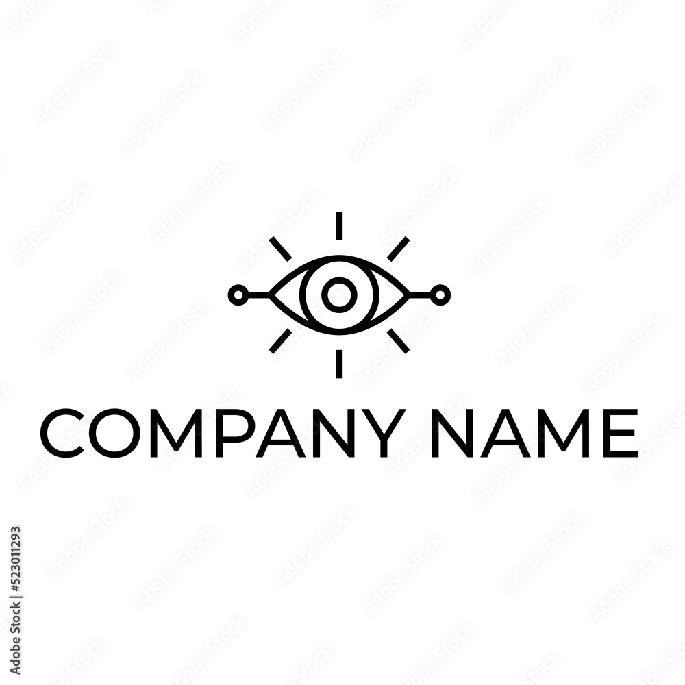 business logo design. 
simple logo. eye. branding. business. company. icon or sign. vector illustration. see. ophthalmologist. optics. glasses. visualization. 
lashmaker. eyelashes. the medicine