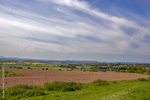 Summertime scenery in the UK.