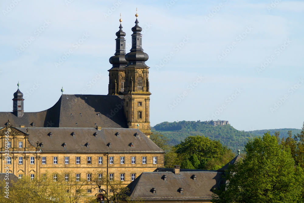 Banz Abbey, now known as Banz Castle in Bad Staffelstein north of Bamberg, Bavaria, southern Germany	
