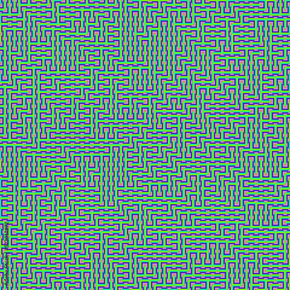 Color Rhombus tile tessellation pattern illustration Color Rhombus tile tessellation pattern illustration