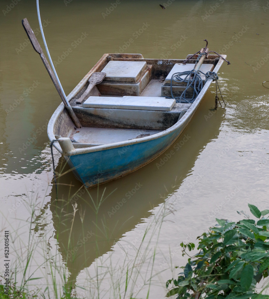 traditional fishing boat on the river