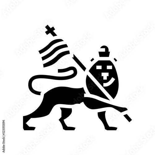 rastafarianism religion glyph icon vector. rastafarianism religion sign. isolated symbol illustration