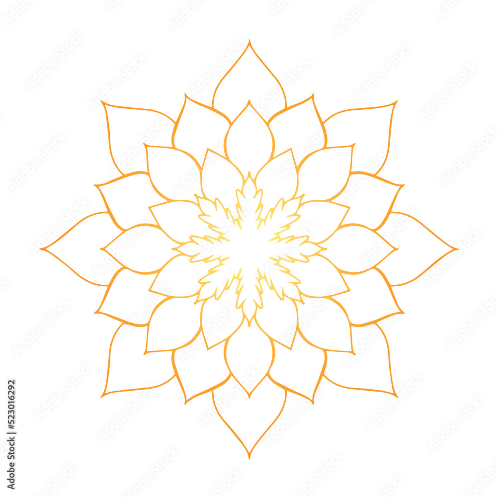 Obraz premium abstract flower illustration