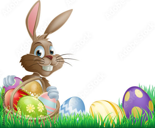 Isolated Easter footer desi...