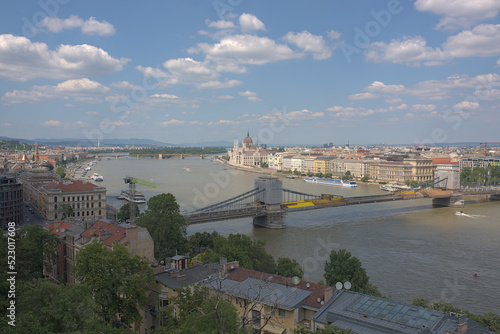 Obraz na płótnie Budapest riverside w salonie