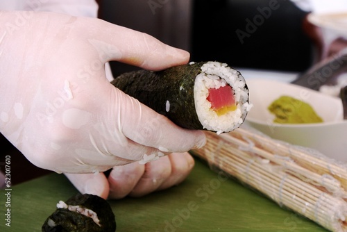 Sushi Zubereitung