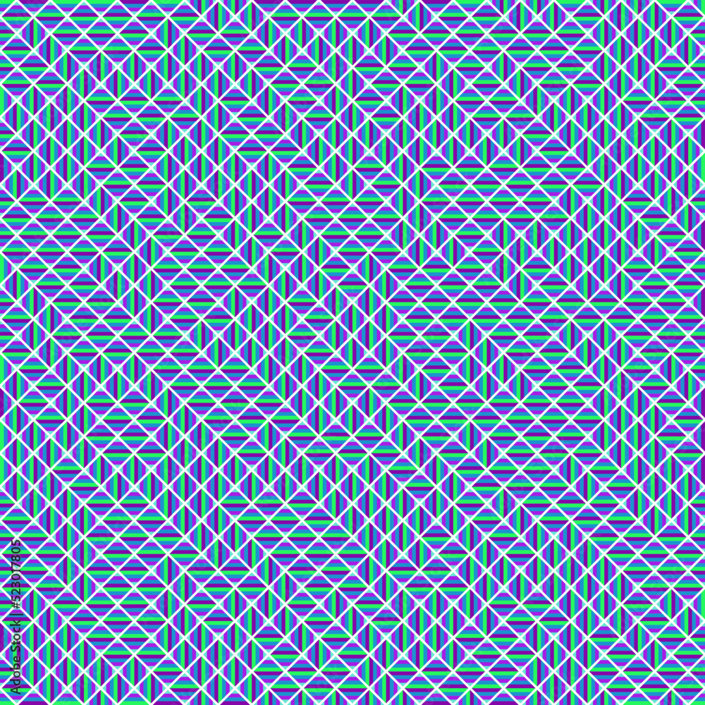 Color Rhombus tile tessellation pattern illustration Color Rhombus tile tessellation pattern illustration