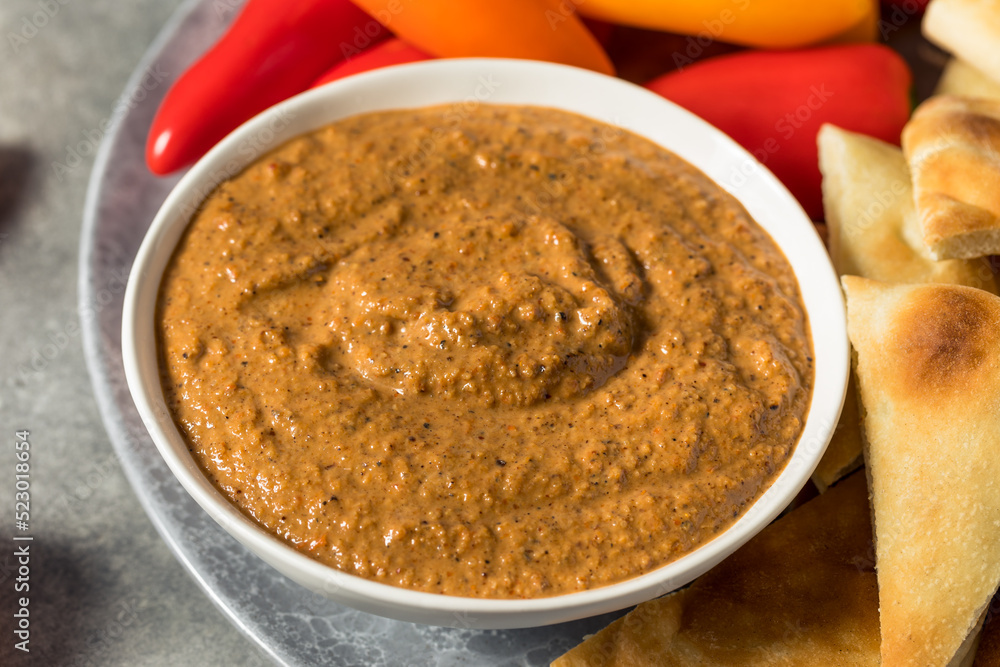 Healthy Homemade Muhammara Dip Healthy Homemade Muhammara Dip