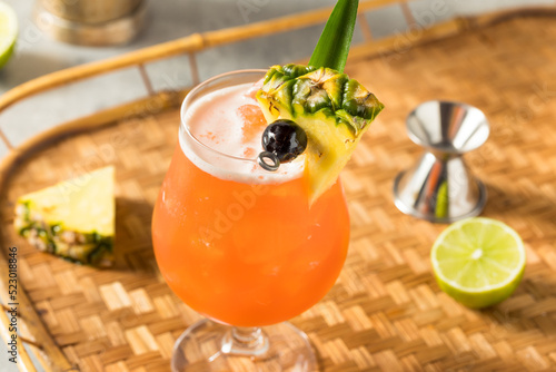 Boozy Cold Rum Runner Cocktail