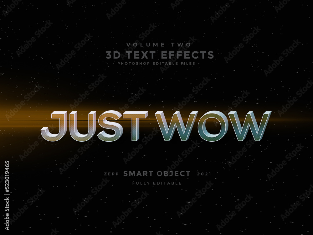 Editable 3D Text Effects Template .text effect template design with 3d ...