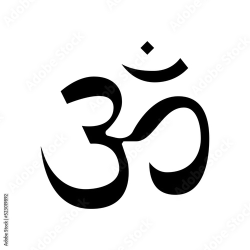 hinduism religion glyph icon vector. hinduism religion sign. isolated symbol illustration