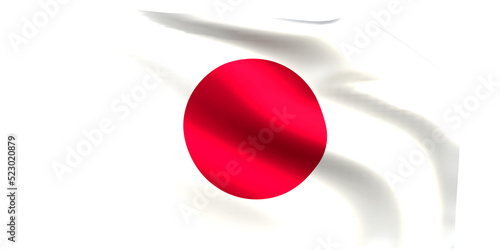Free Download Japan flag 3d render. - GFXLoad