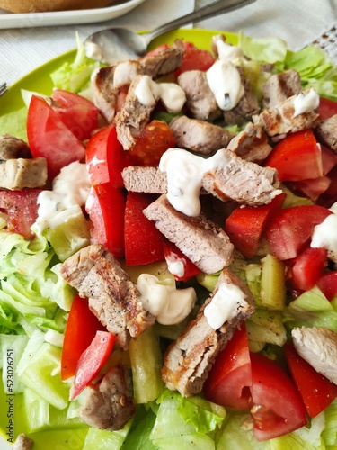 salad with cheese