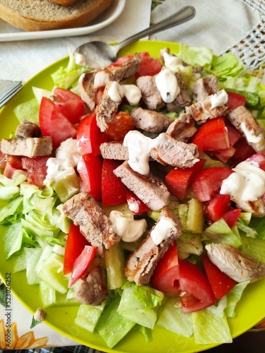 salad with cheese