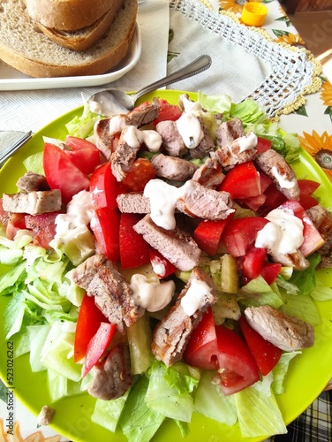 salad with cheese