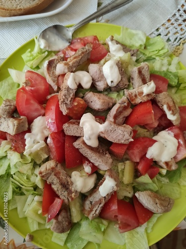 salad with cheese