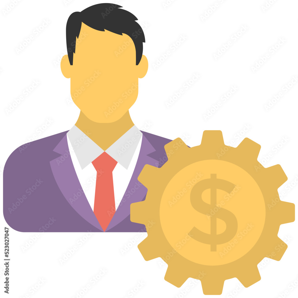 Investor Flat Icon Investor Flat Icon