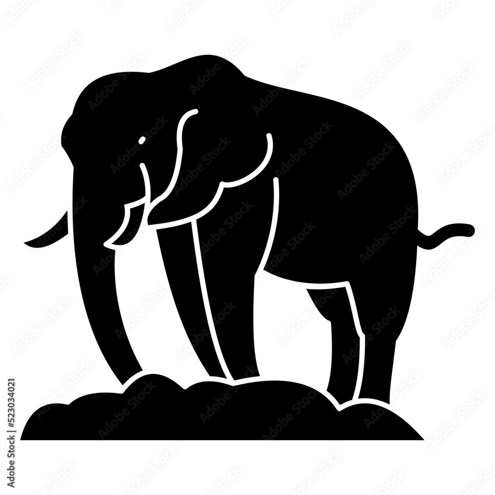 Fototapeta premium Elephant Icon