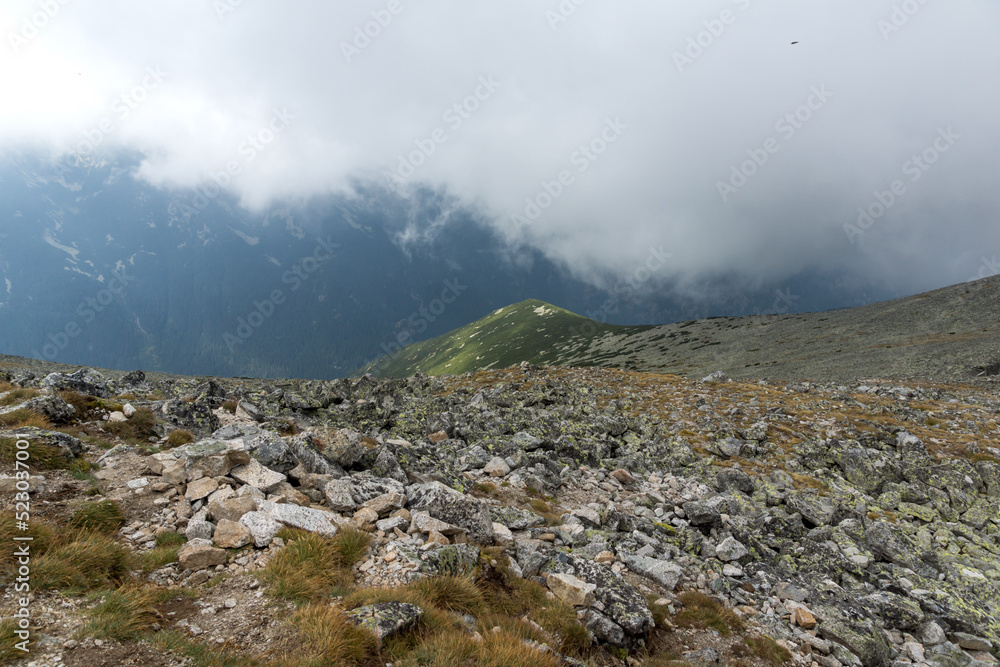 Landscape of Rila mountain near Musala peak, Bulgaria Landscape of Rila mountain near Musala peak, Bulgaria
