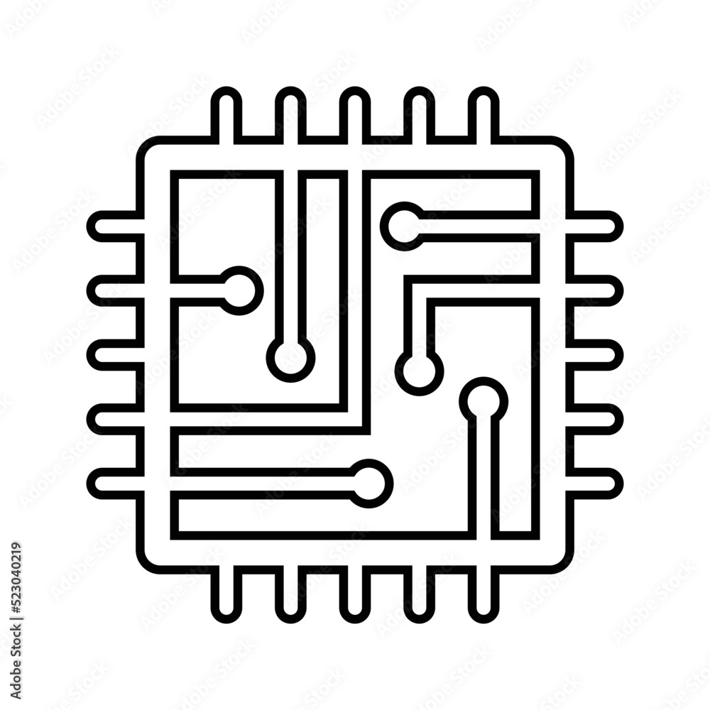processor, cheap icon. Outline vector design. processor, cheap icon. Outline vector design.